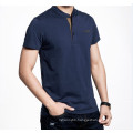 Embroidery Logo Fashion Custom Cotton Fitted Men Polo T Shirt